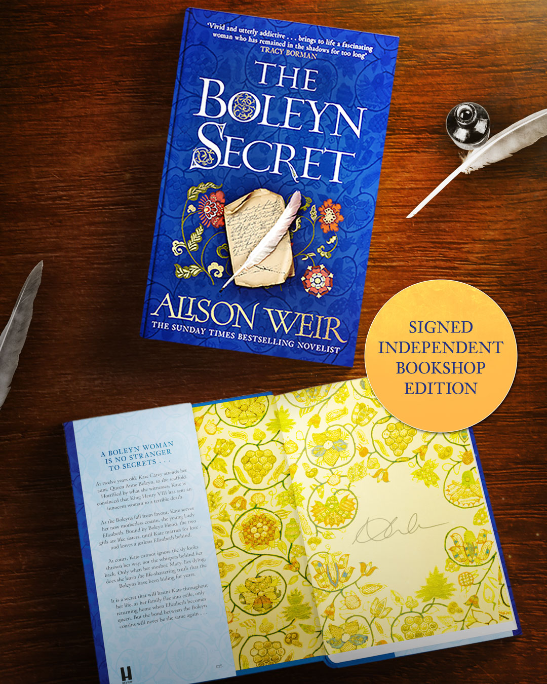 The Boleyn Secret - SIGNED INDEPENDENT BOOKSHOP EDITION - Book from The Bookhouse Broughty Ferry- Just £22.50! Shop now