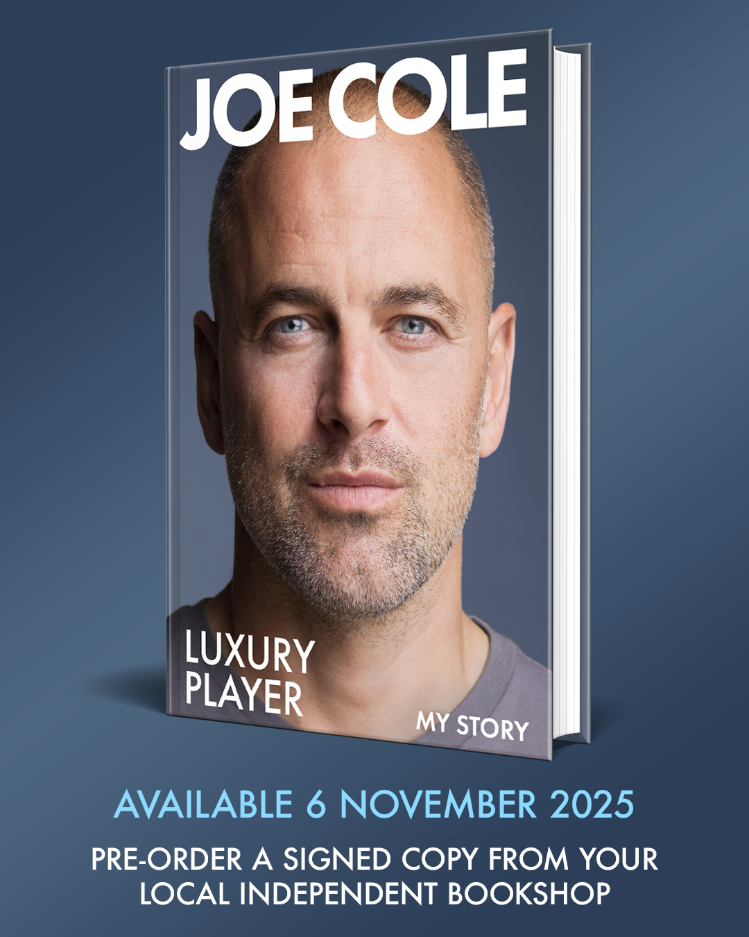 Joe Cole, Luxury Player - SIGNED EDITION - Book from The Bookhouse Broughty Ferry- Just £22.50! Shop now