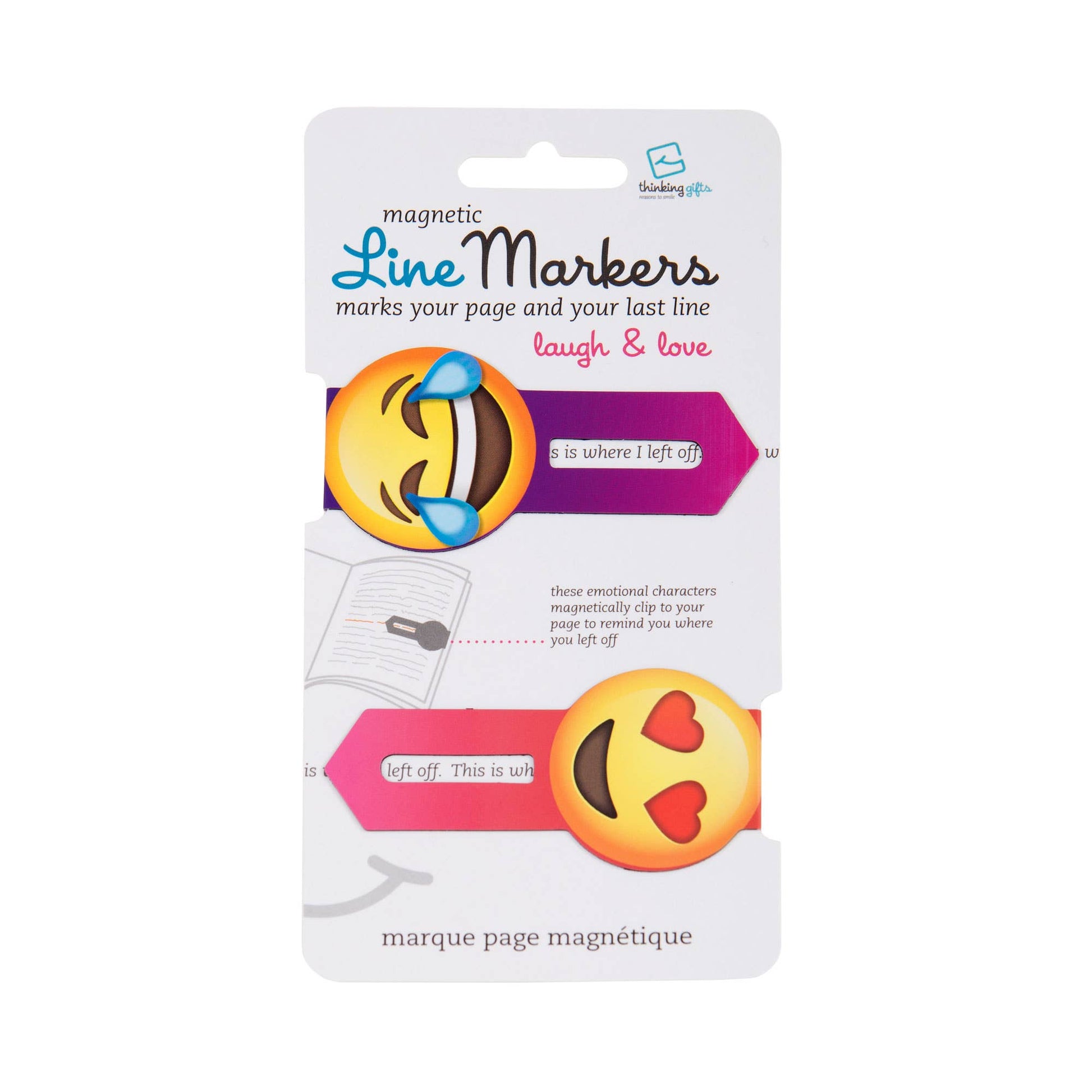 Linemarkers Set of 2 Magnetic Bookmarks/Page Marker -  from The Bookhouse Broughty Ferry- Just £2.99! Shop now