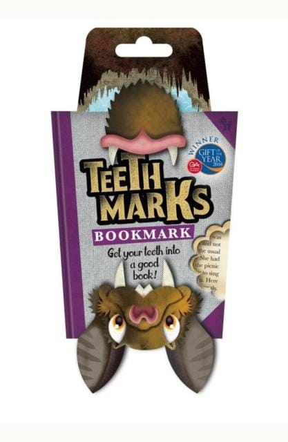 BAT - TEETHMARKS BOOKMARKS - Gift from The Bookhouse Broughty Ferry- Just £6.99! Shop now