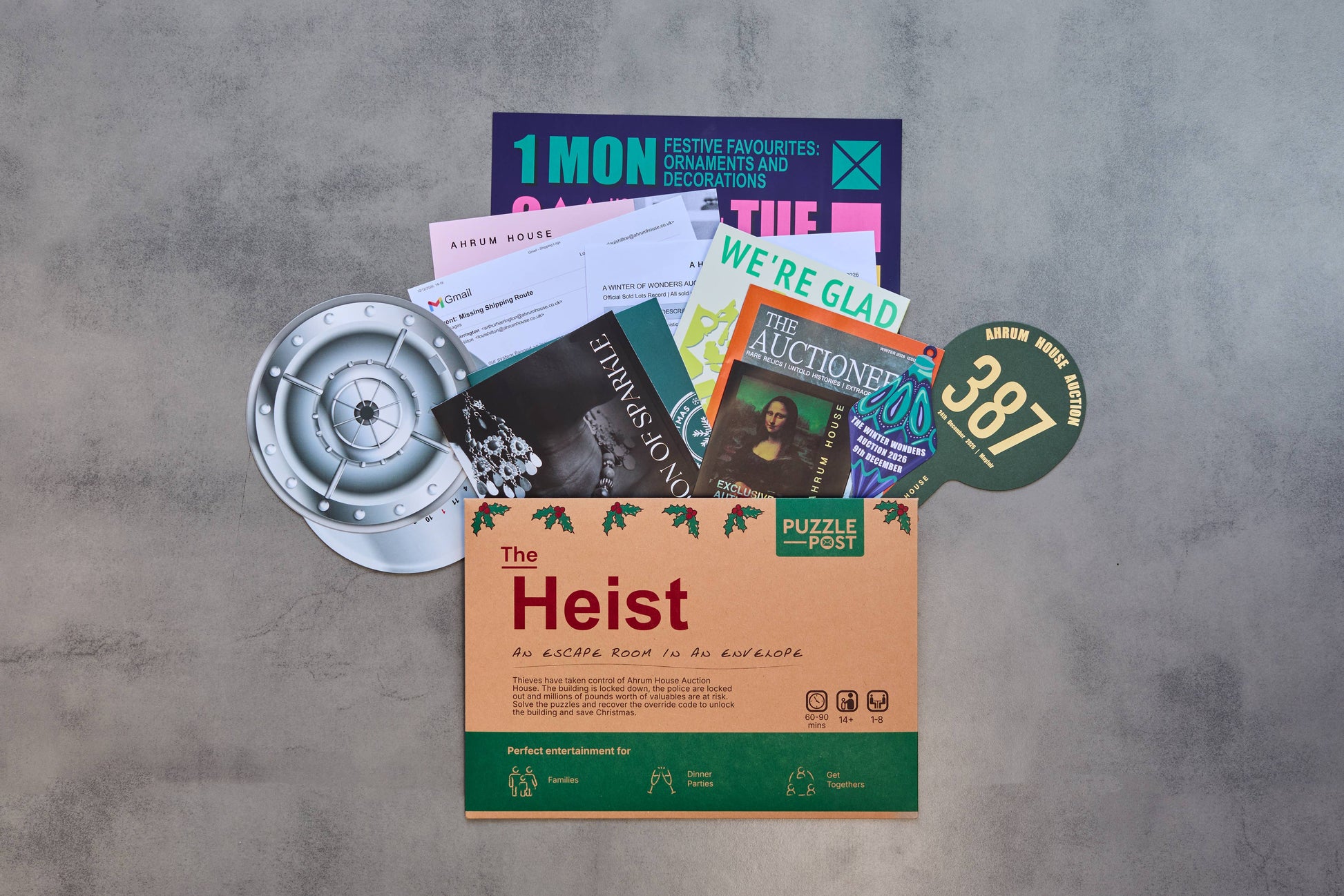 NEW Christmas Escape/Puzzle Game | Board Game | The Heist -  from The Bookhouse Broughty Ferry- Just £16.99! Shop now