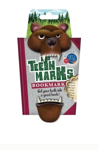 BEAR - TEETHMARKS BOOKMARKS - Gift from The Bookhouse Broughty Ferry- Just £5.99! Shop now
