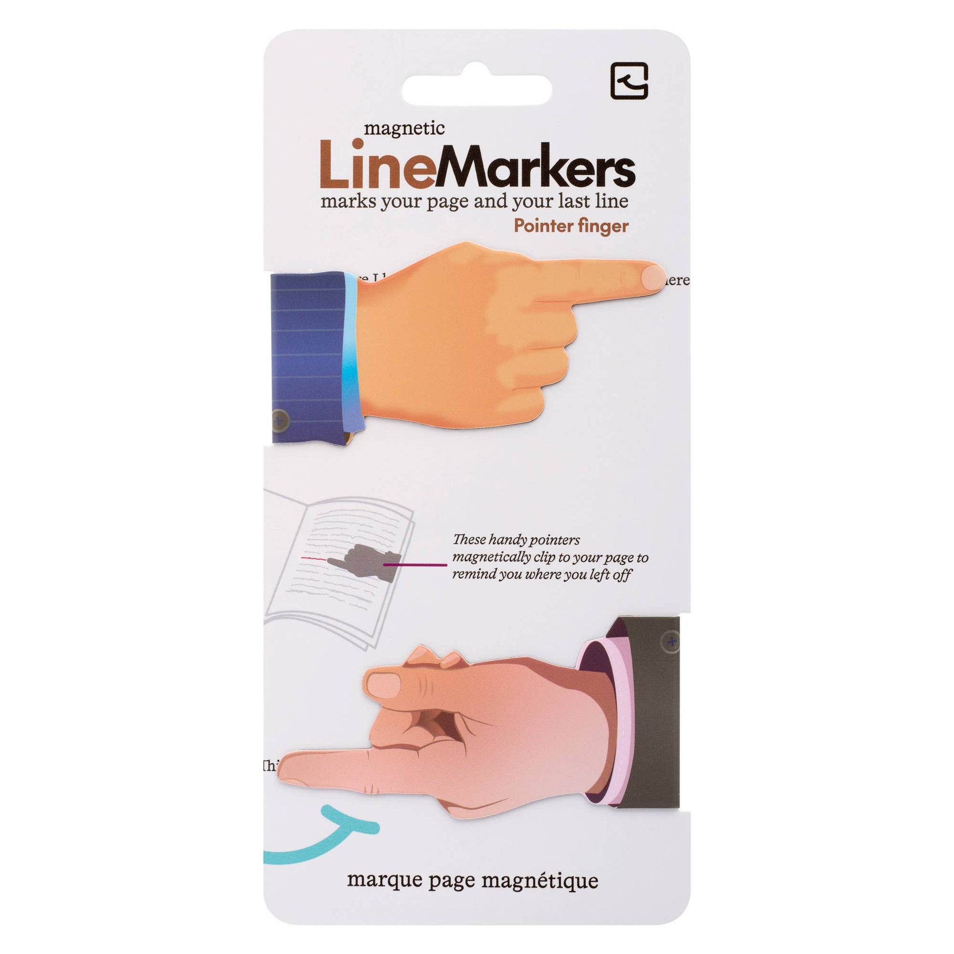 Linemarkers Set of 2 Magnetic Bookmarks/Page Marker -  from The Bookhouse Broughty Ferry- Just £2.99! Shop now