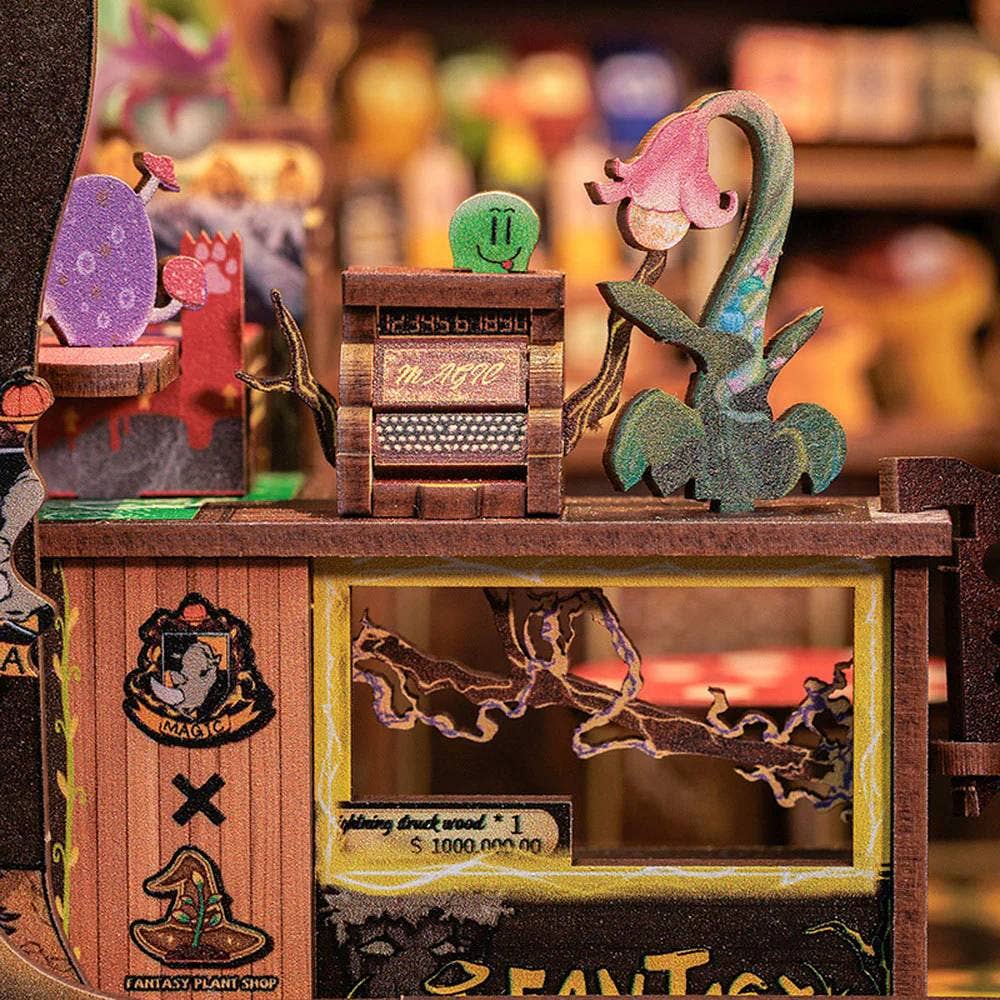 DIY Book Nook Kit - Fantasy Plant Shop - Craft Kit from The Bookhouse Broughty Ferry- Just £44.95! Shop now