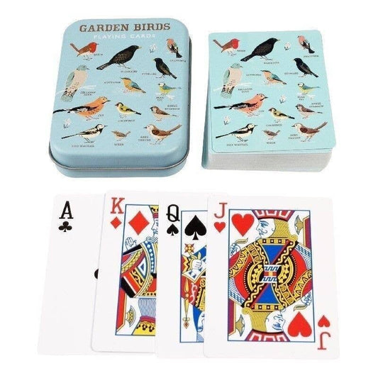 Playing Cards in a Tin - Garden Birds - gift from The Bookhouse Broughty Ferry- Just £4.95! Shop now