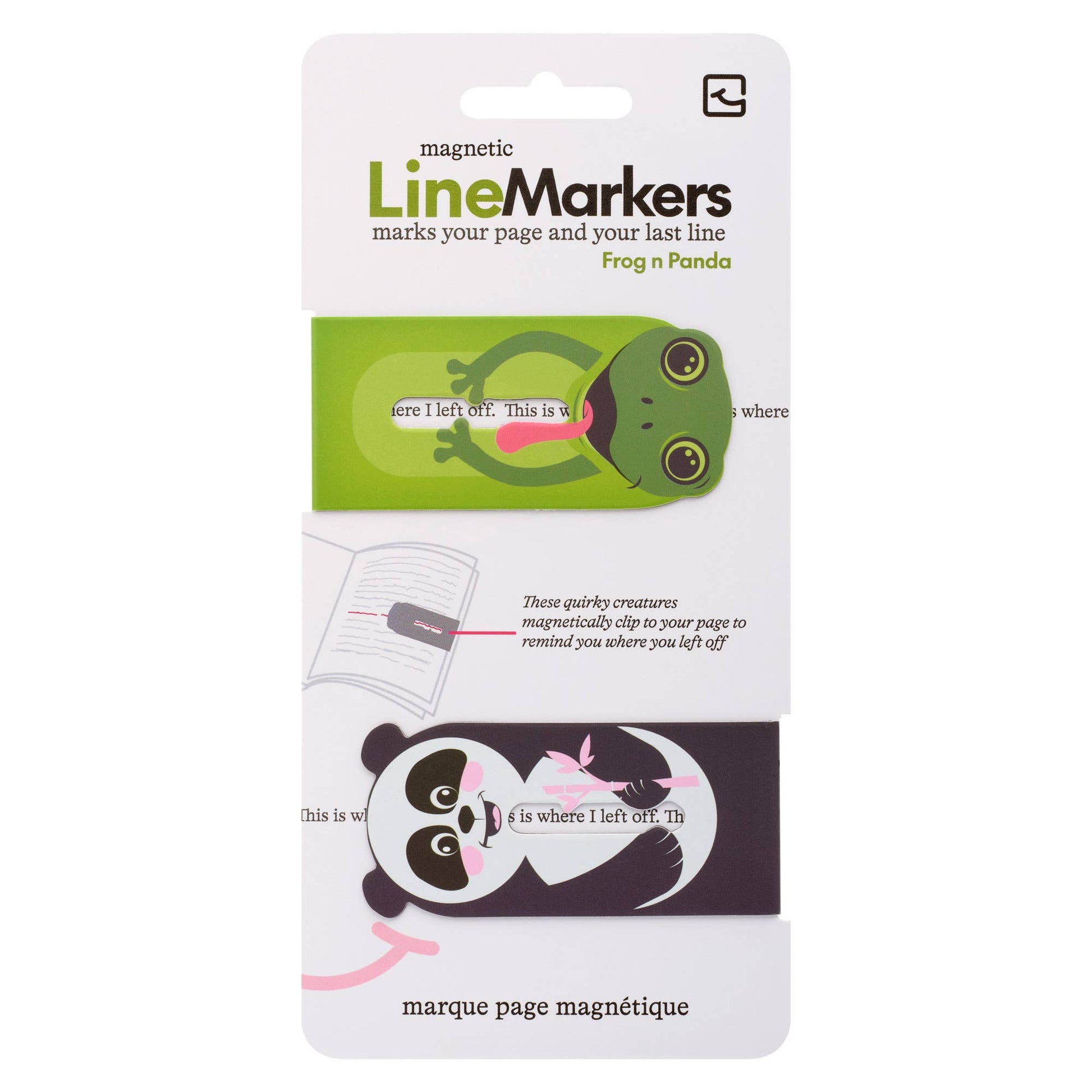 Linemarkers Set of 2 Magnetic Bookmarks/Page Marker -  from The Bookhouse Broughty Ferry- Just £2.99! Shop now