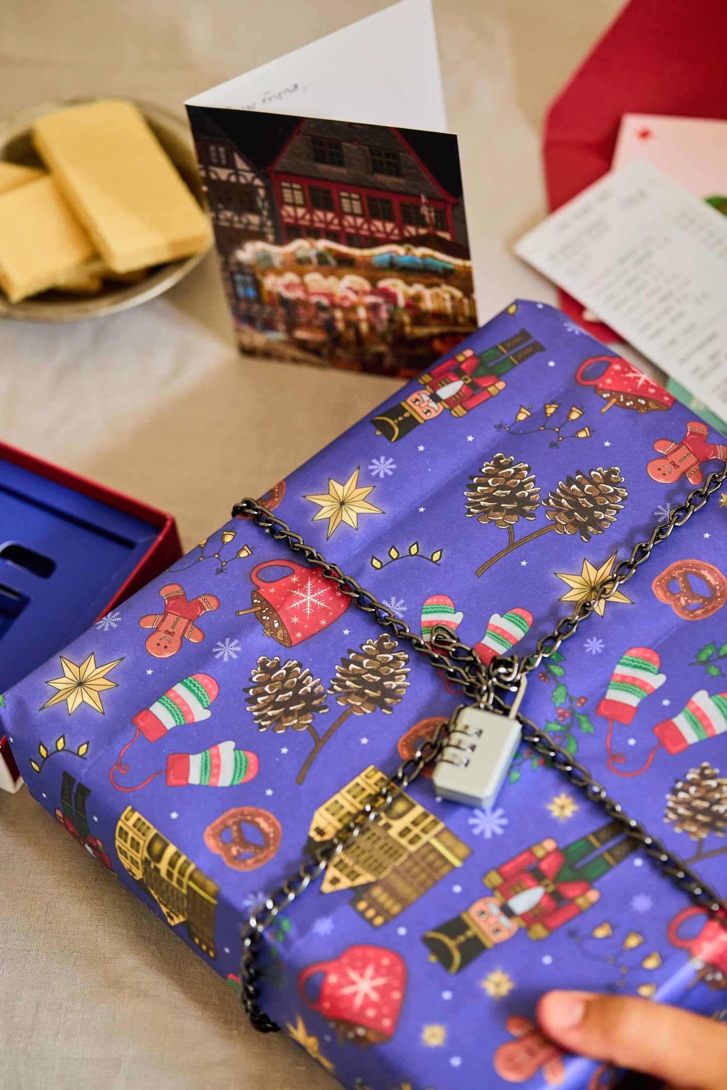 NEW Padlock'd Festive : An Escape Room Lock and Chain Game -  from The Bookhouse Broughty Ferry- Just £16.99! Shop now