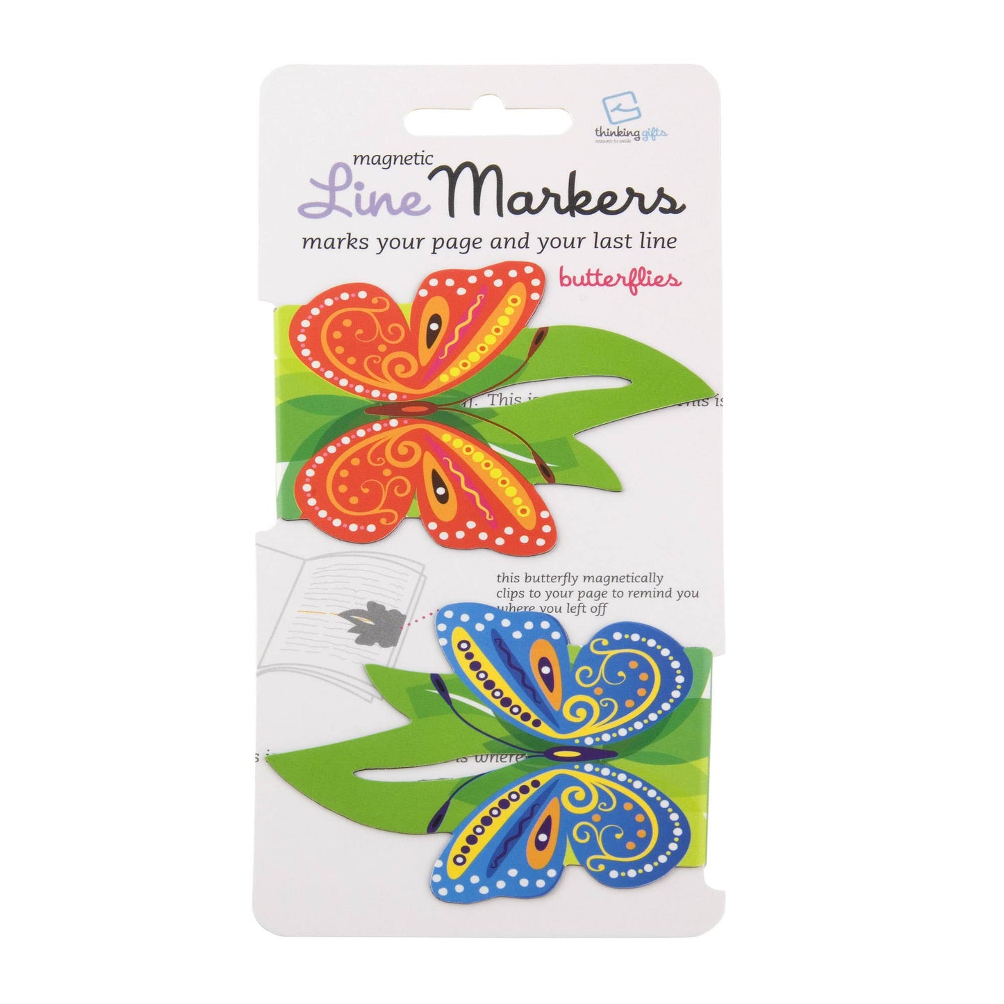 Linemarkers Set of 2 Magnetic Bookmarks/Page Marker -  from The Bookhouse Broughty Ferry- Just £2.99! Shop now