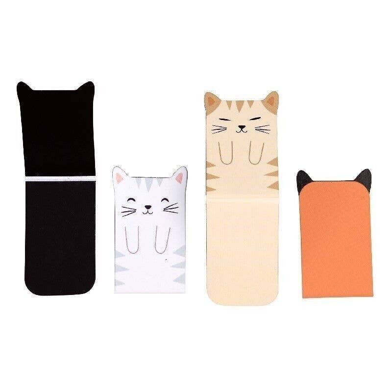 Magnetic Cat Bookmarks (Set of 4) - Bookmark from The Bookhouse Broughty Ferry- Just £2.95! Shop now