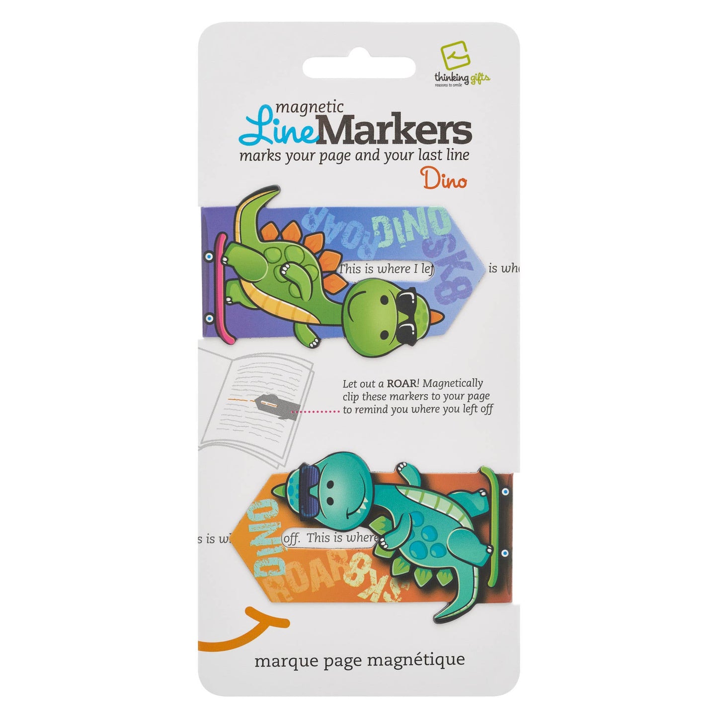Linemarkers Set of 2 Magnetic Bookmarks/Page Marker -  from The Bookhouse Broughty Ferry- Just £2.99! Shop now