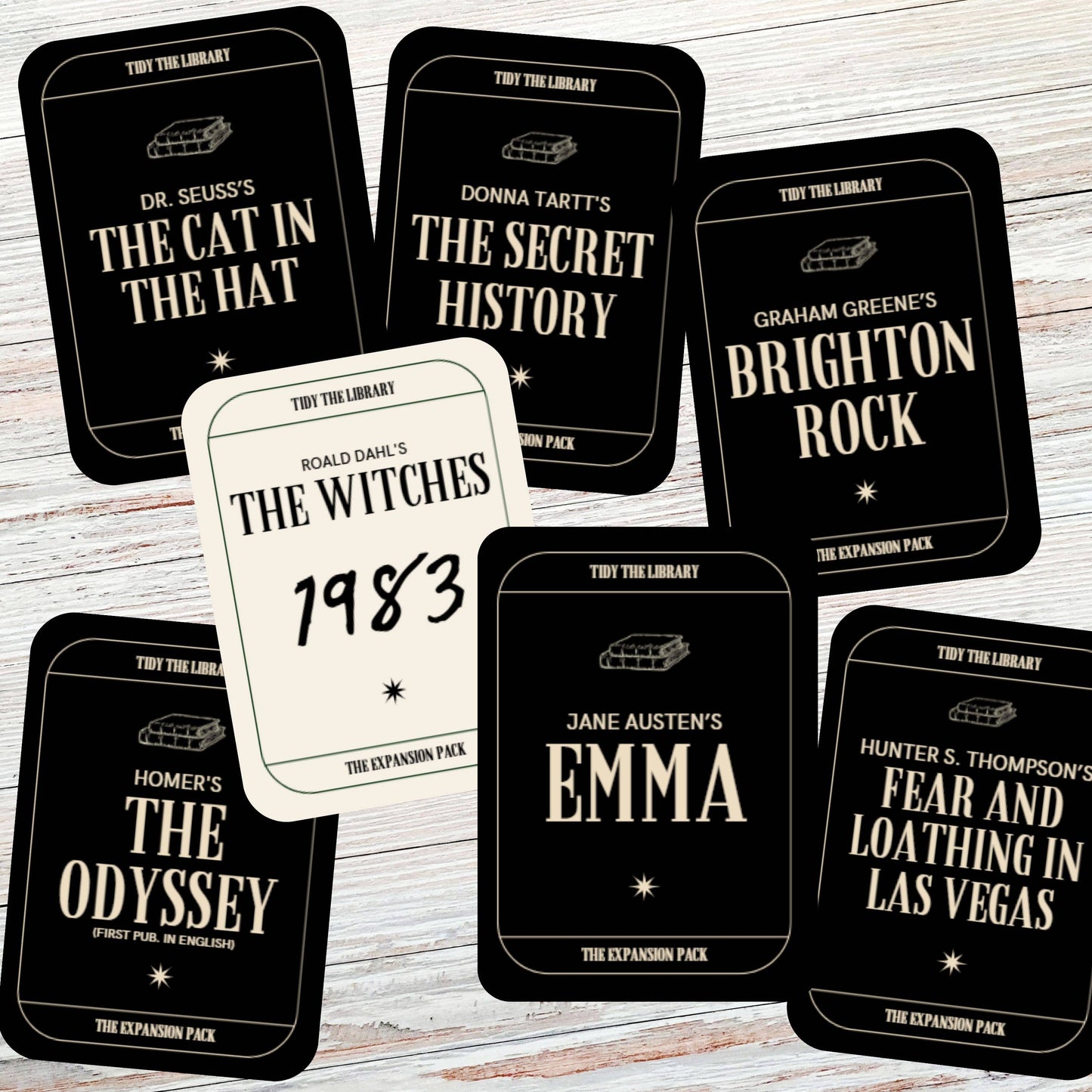 TIDY THE LIBRARY: The Expansion Pack Book Lover's Card Game -  from The Bookhouse Broughty Ferry- Just £9.99! Shop now
