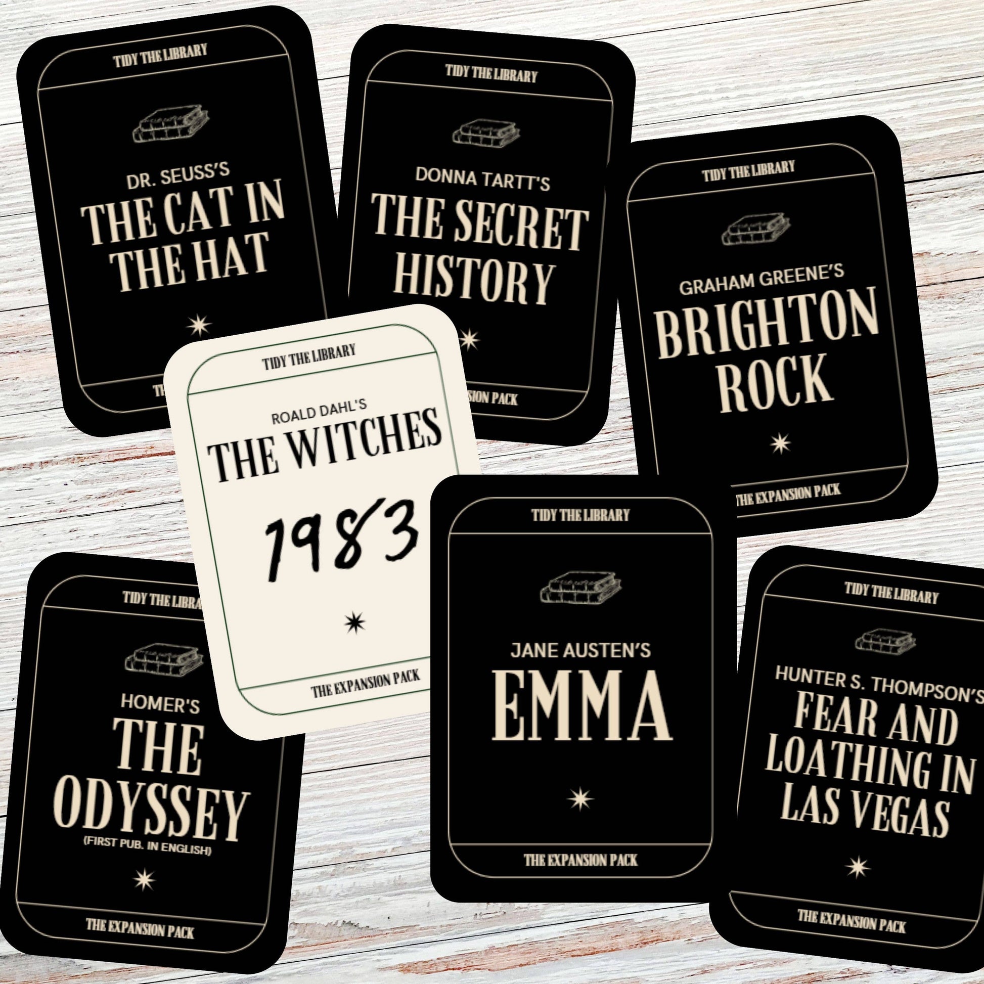 TIDY THE LIBRARY: The Expansion Pack Book Lover's Card Game -  from The Bookhouse Broughty Ferry- Just £9.99! Shop now