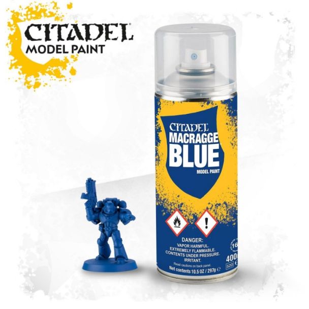 Citadel Macragge Blue Spray - GW-62-16 - Warhammer from The Bookhouse Broughty Ferry- Just £12! Shop now