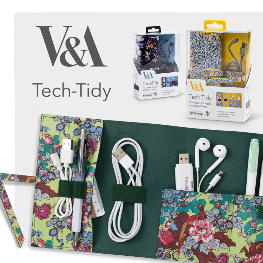 V & A Bookaroo Tech-Tidy Morris Tulip & Willow -  from The Bookhouse Broughty Ferry- Just £29.99! Shop now