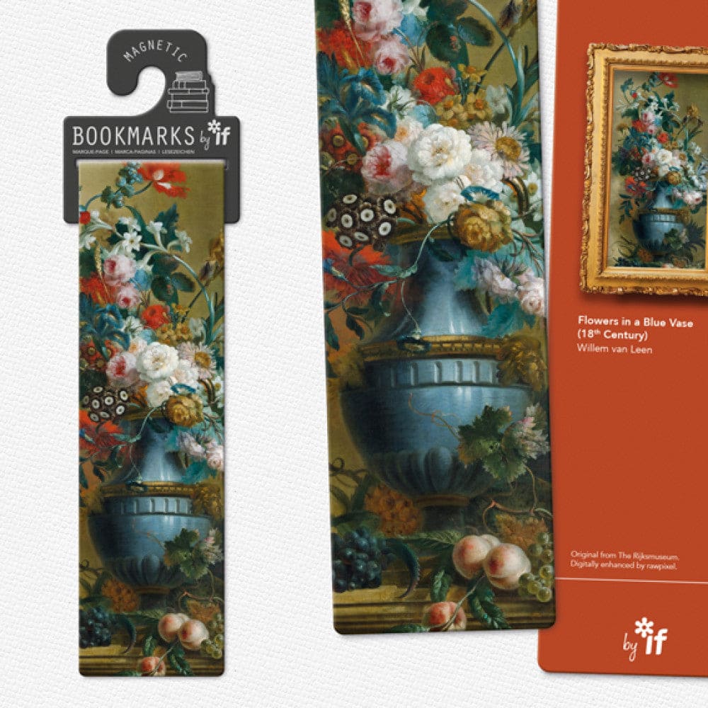 Bookmark - Flowers in a Blue Vase - Gift from The Bookhouse Broughty Ferry- Just £2.99! Shop now