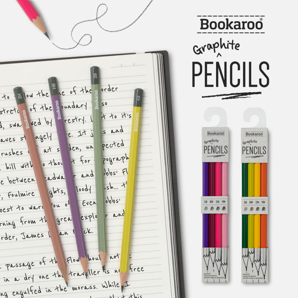 GOLD - BOOKAROO GRAPHITE PENCILS - Gifts and Toys from The Bookhouse Broughty Ferry- Just £4.99! Shop now