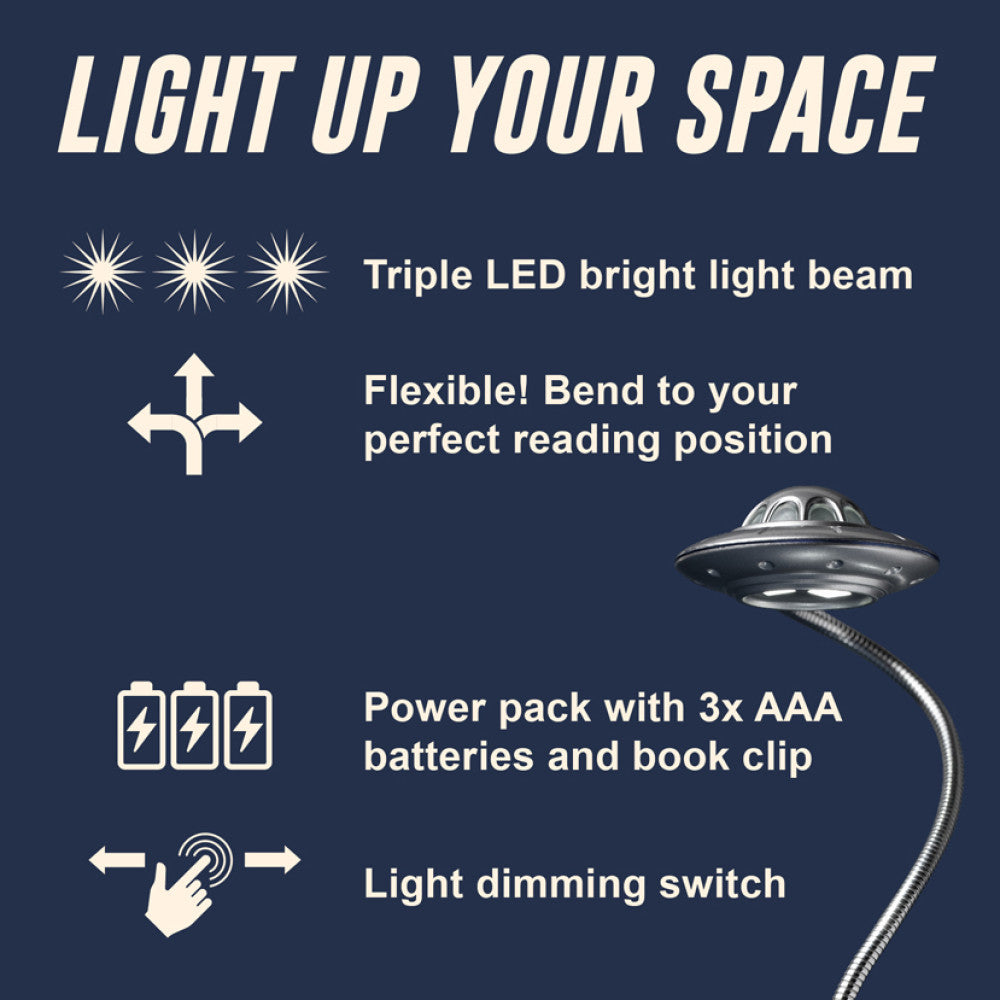 UFO BOOK LIGHT -  from The Bookhouse Broughty Ferry- Just £19.99! Shop now