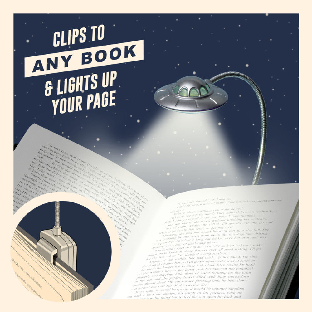 UFO BOOK LIGHT -  from The Bookhouse Broughty Ferry- Just £19.99! Shop now