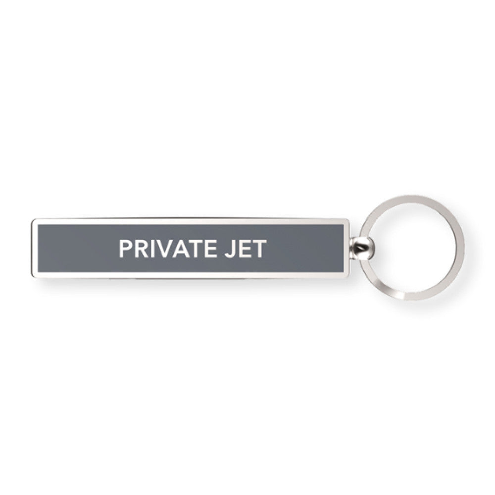 PRIVATE JET - SHOW OFFS KEYRING - Gift from The Bookhouse Broughty Ferry- Just £4.99! Shop now