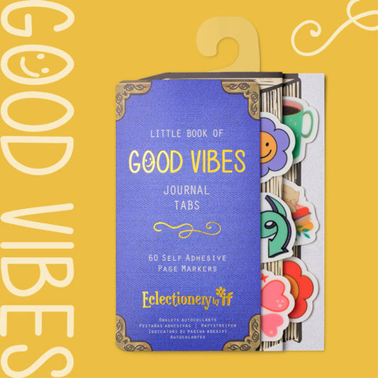 Electionery Journal Tabs - Good Vibes - Gift from The Bookhouse Broughty Ferry- Just £4.99! Shop now