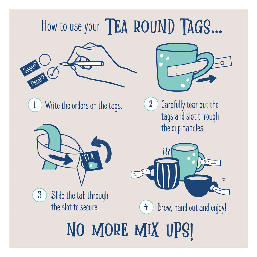 TEA ROUND TAGS (JOURNALS FOR LIFE) - Gift from The Bookhouse Broughty Ferry- Just £12.99! Shop now