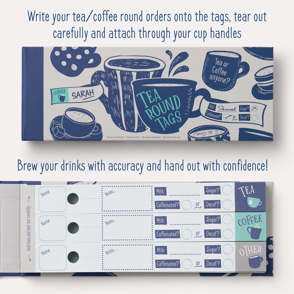 TEA ROUND TAGS (JOURNALS FOR LIFE) - Gift from The Bookhouse Broughty Ferry- Just £12.99! Shop now