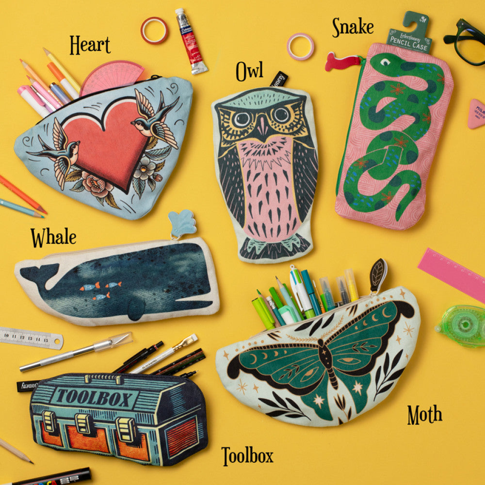 HEART - ECLECTIONERY PENCIL CASE -  from The Bookhouse Broughty Ferry- Just £12.99! Shop now