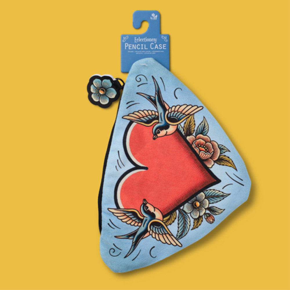 HEART - ECLECTIONERY PENCIL CASE -  from The Bookhouse Broughty Ferry- Just £12.99! Shop now