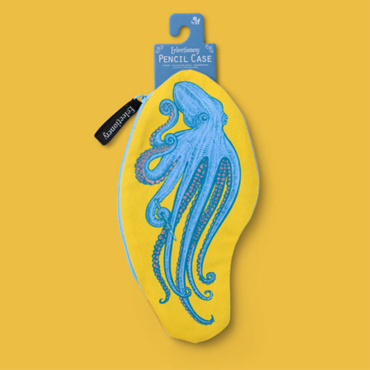 OCTOPUS - ECLECTIONERY PENCIL CASE -  from The Bookhouse Broughty Ferry- Just £12.99! Shop now