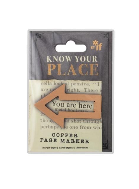 Know Your Place Page Marker - Copper - Gift from The Bookhouse Broughty Ferry- Just £5.99! Shop now