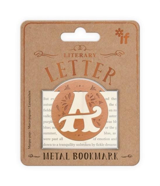 Literary Letters Bookmarks - Letters A - Gift from The Bookhouse Broughty Ferry- Just £5.99! Shop now