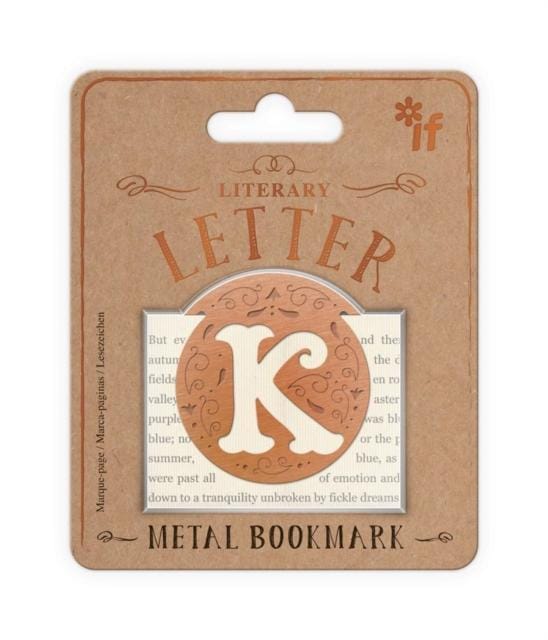 Literary Letters Bookmarks - Letters K - Gift from The Bookhouse Broughty Ferry- Just £5.99! Shop now
