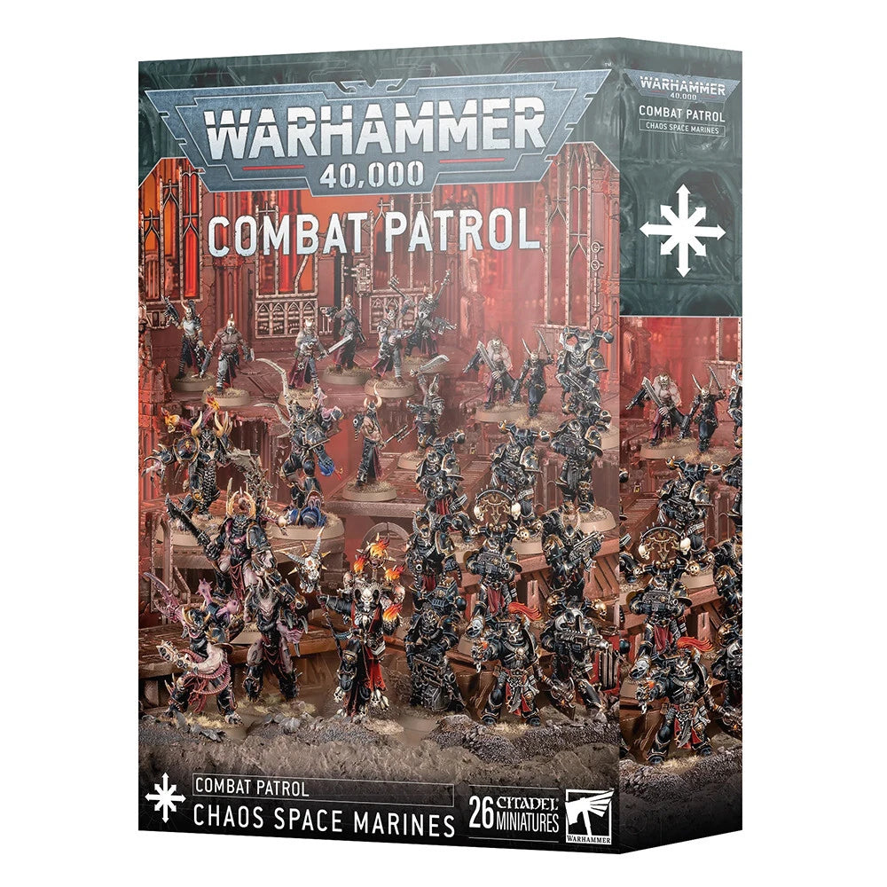 Chaos Space Marines Combat Patrol | Warhammer 40,000 10th Edition Army - Warhammer from The Bookhouse Broughty Ferry- Just £80! Shop now