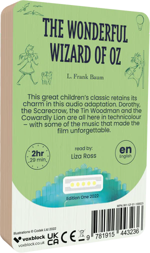 The Wonderful Wizard of Oz - Voxblock - Book from The Bookhouse Broughty Ferry- Just £10.99! Shop now