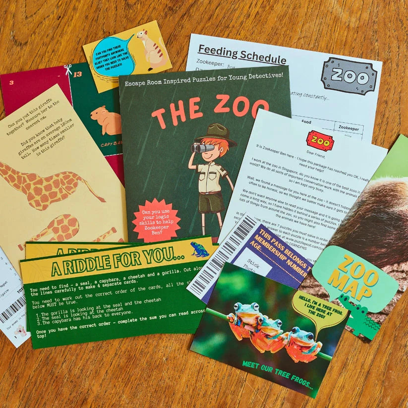 The Zoo - Children’S Escape Room (7-10) - Gift from The Bookhouse Broughty Ferry- Just £11.99! Shop now