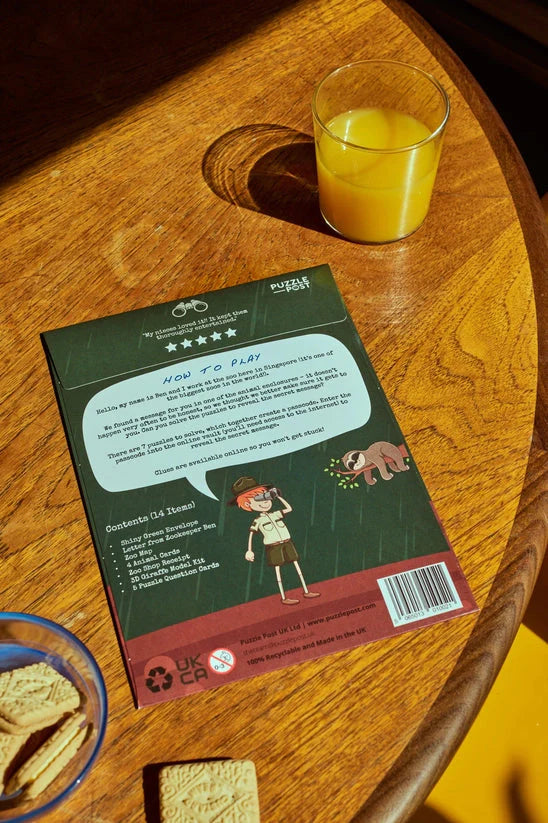 The Zoo - Children’S Escape Room (7-10) - Gift from The Bookhouse Broughty Ferry- Just £11.99! Shop now