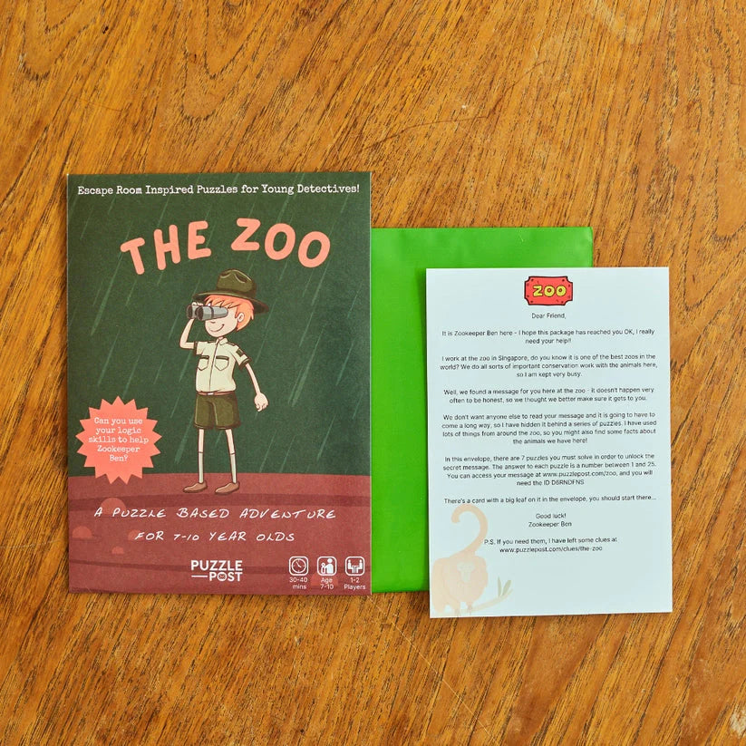 The Zoo - Children’S Escape Room (7-10) - Gift from The Bookhouse Broughty Ferry- Just £11.99! Shop now