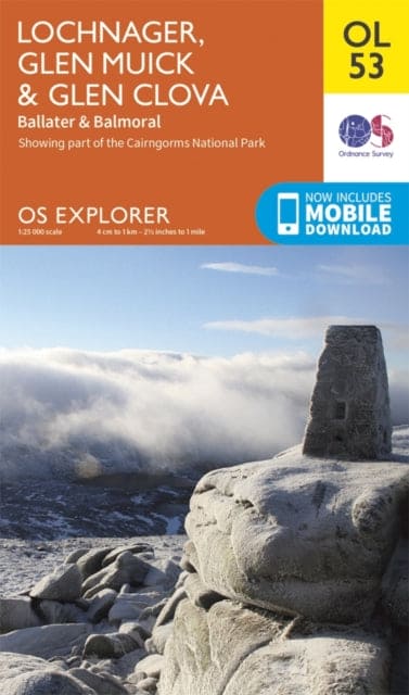 Lochnagar, Glen Muick & Glen Clova, Ballater & Balmoral : OL 53 - Book from The Bookhouse Broughty Ferry- Just £12.99! Shop now