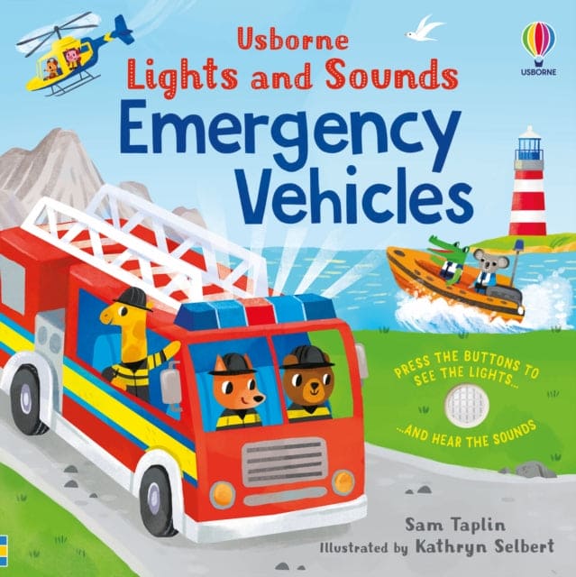 Lights and Sounds Emergency Vehicles - Book from The Bookhouse Broughty Ferry- Just £12.99! Shop now