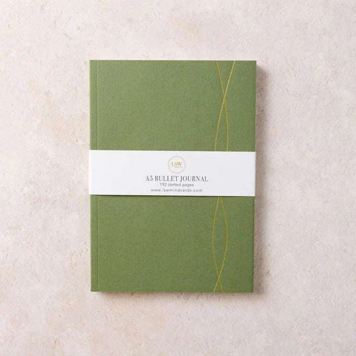 A5 bullet journals (green) - Beautiful 192-page dotted notebooks - Gift from The Bookhouse Broughty Ferry- Just £11.99! Shop now
