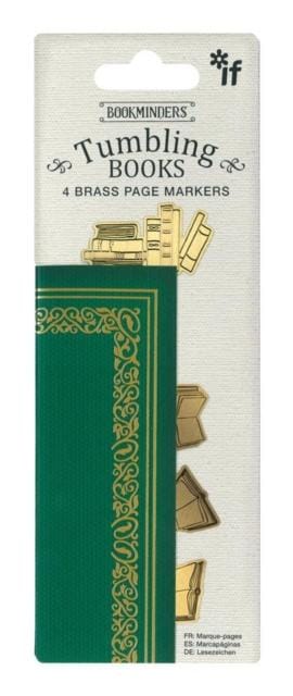 Bookminders Page Markers - Tumbling Books - Book from The Bookhouse Broughty Ferry- Just £6.99! Shop now