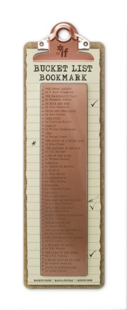 Bucket List Bookmark - Book from The Bookhouse Broughty Ferry- Just £8.99! Shop now