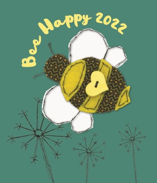 Fashion Diary Bee Happy Square Pocket Diary 2022 - Book from The Bookhouse Broughty Ferry- Just £3.59! Shop now