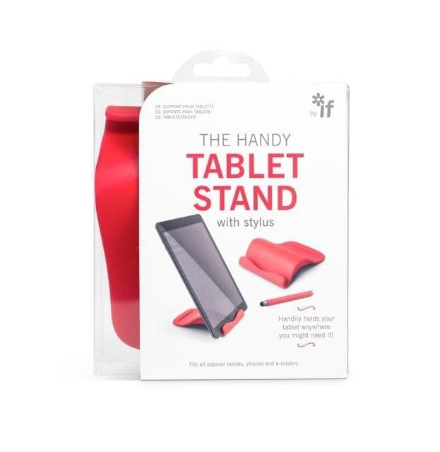 RED - HANDY TABLET STAND - Book from The Bookhouse Broughty Ferry- Just £11.69! Shop now